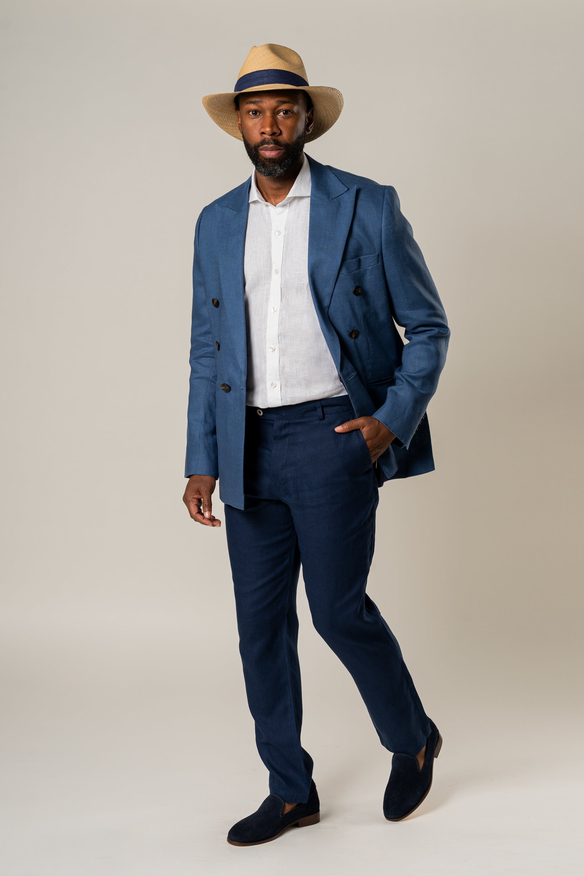 Blazer Sierra Leona Ink 100% Lino