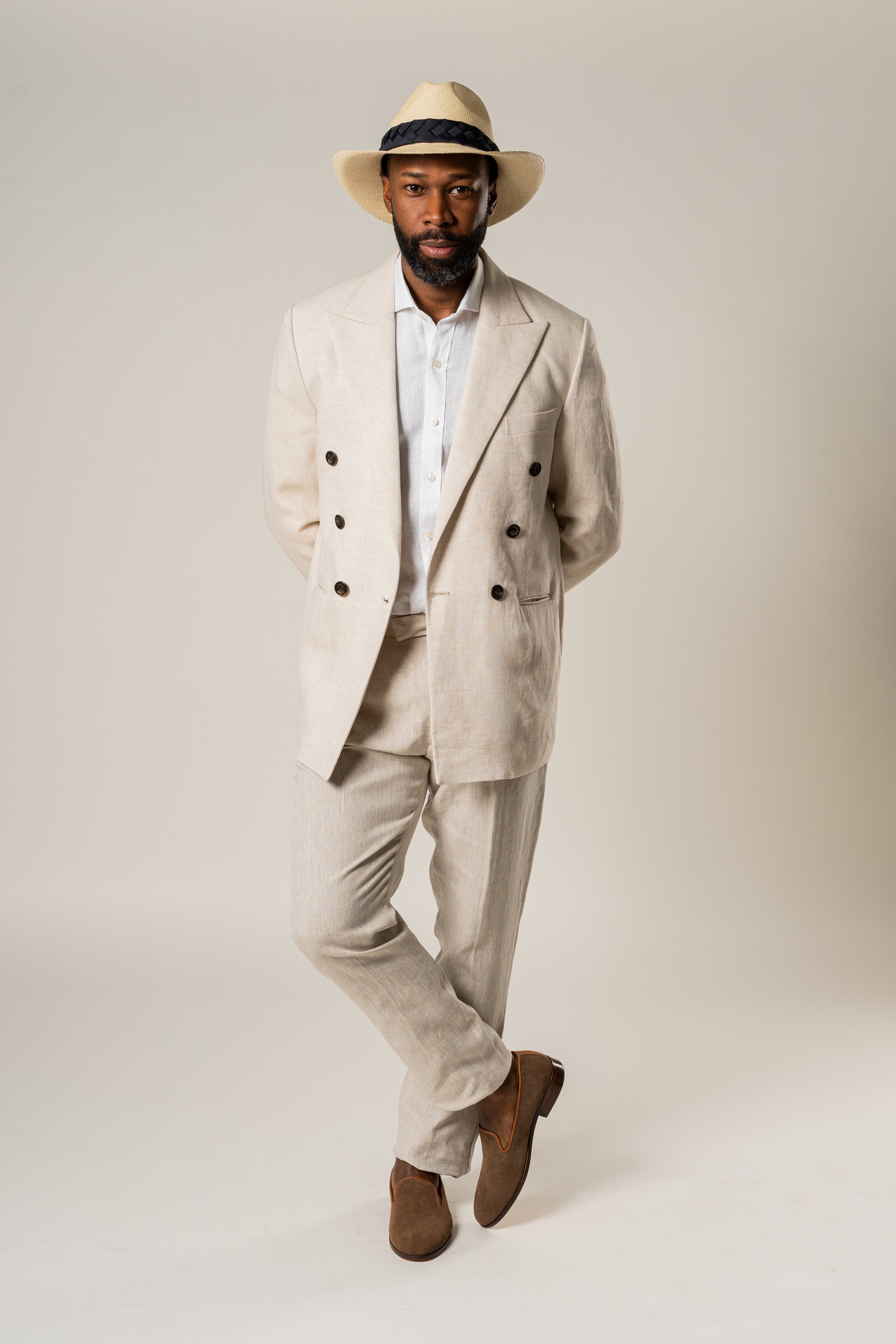 Blazer Sierra Leona Natural 100% Lino