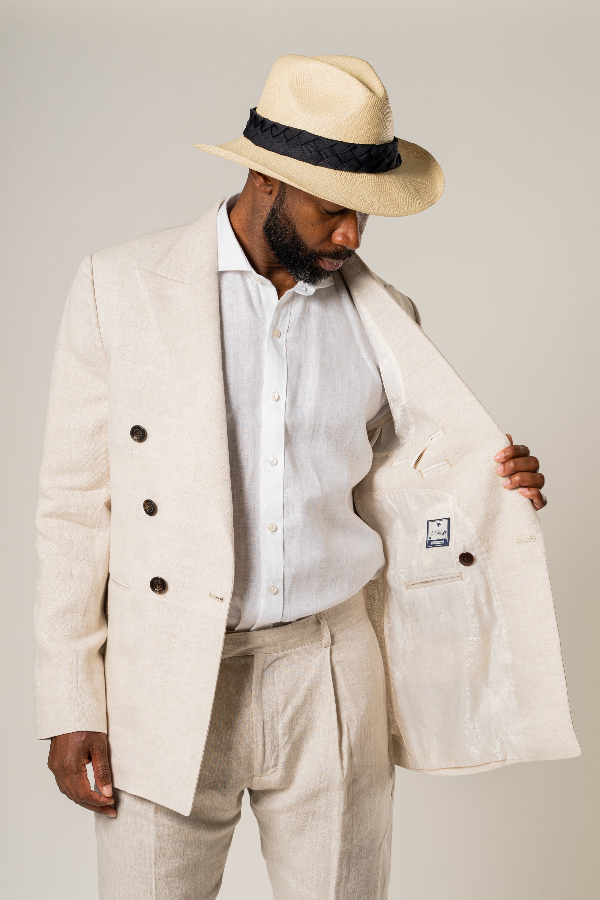 Blazer Sierra Leona Natural 100% Lino