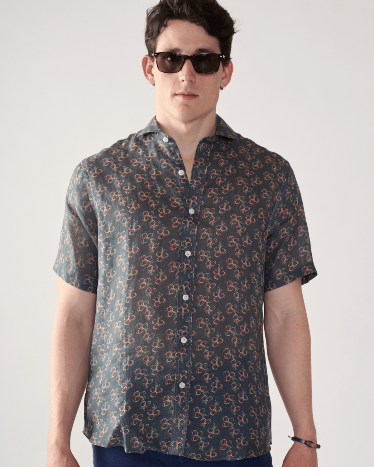 Camisa Cuello Francés Island Fields