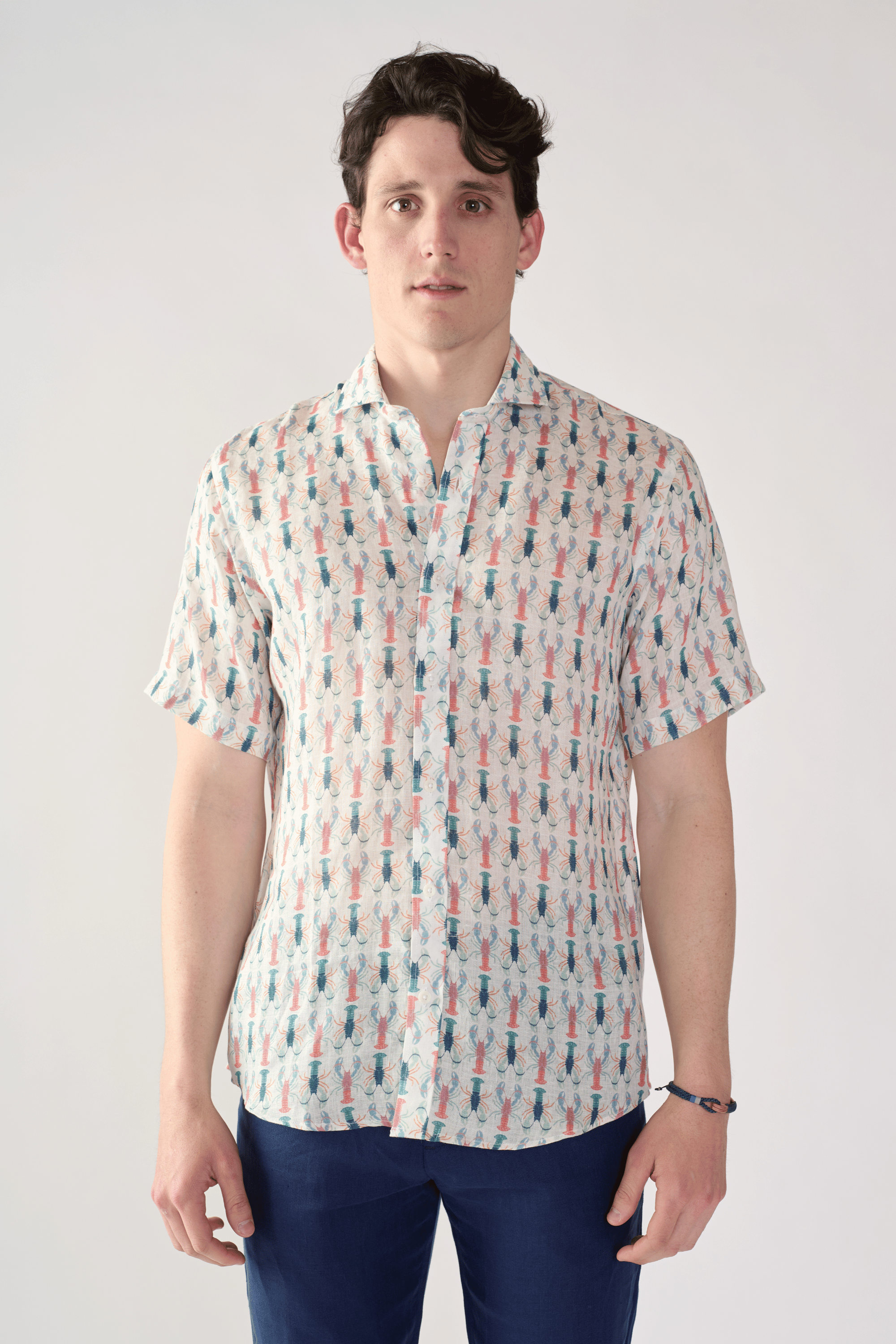Camisa Colorfull Lobster Manga Corta