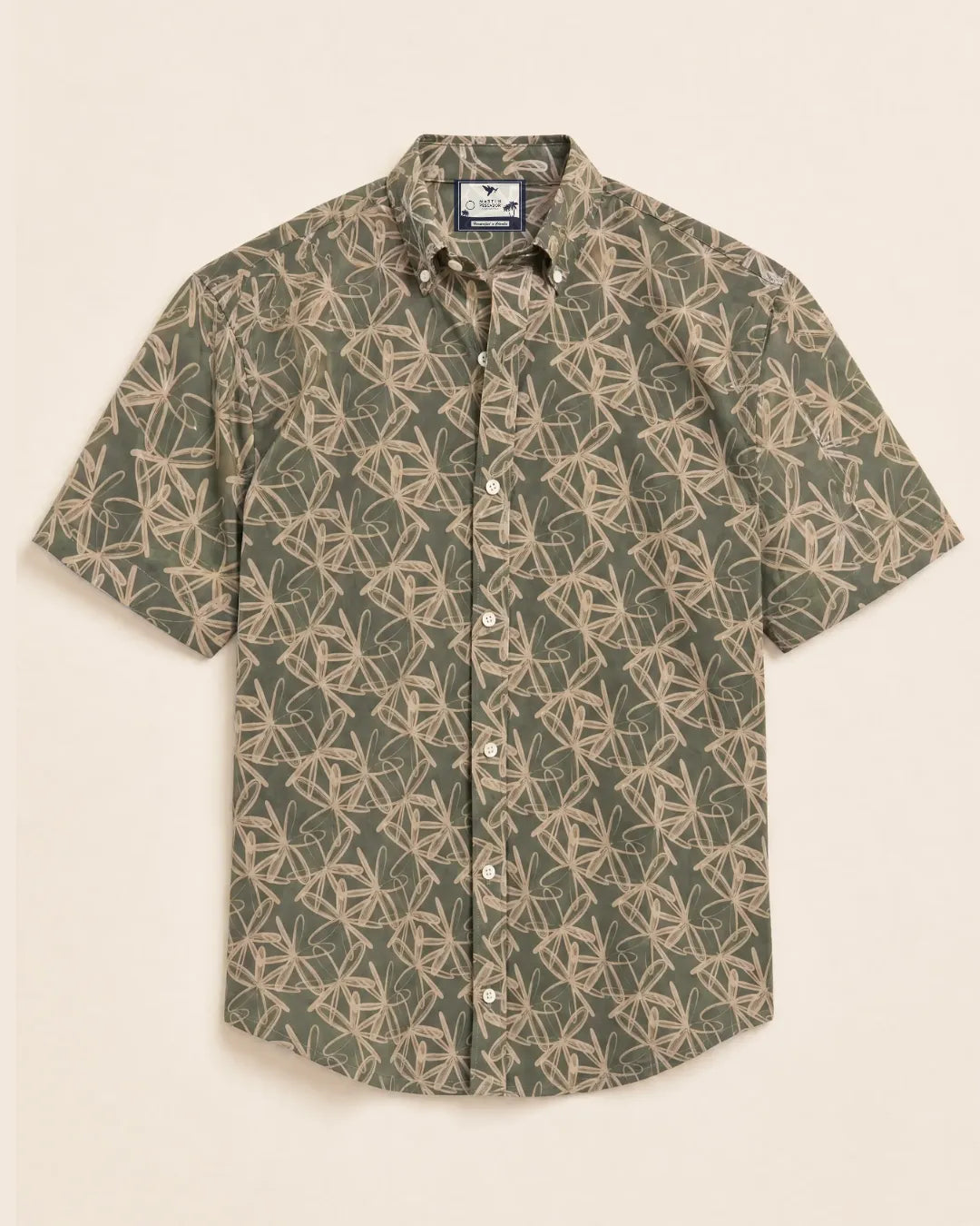 Camisa Button Down Caribbean Fields