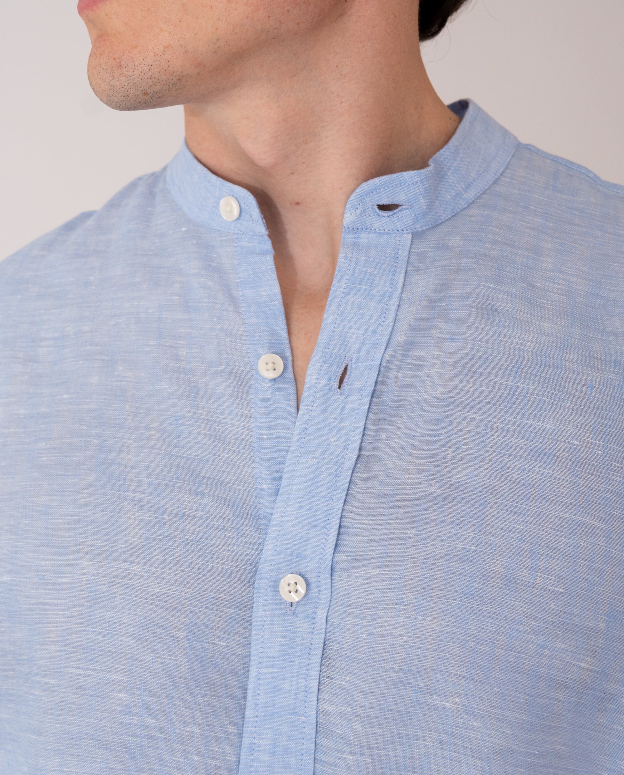 Camisas 100% Lino Cuello Nerú- European Flax