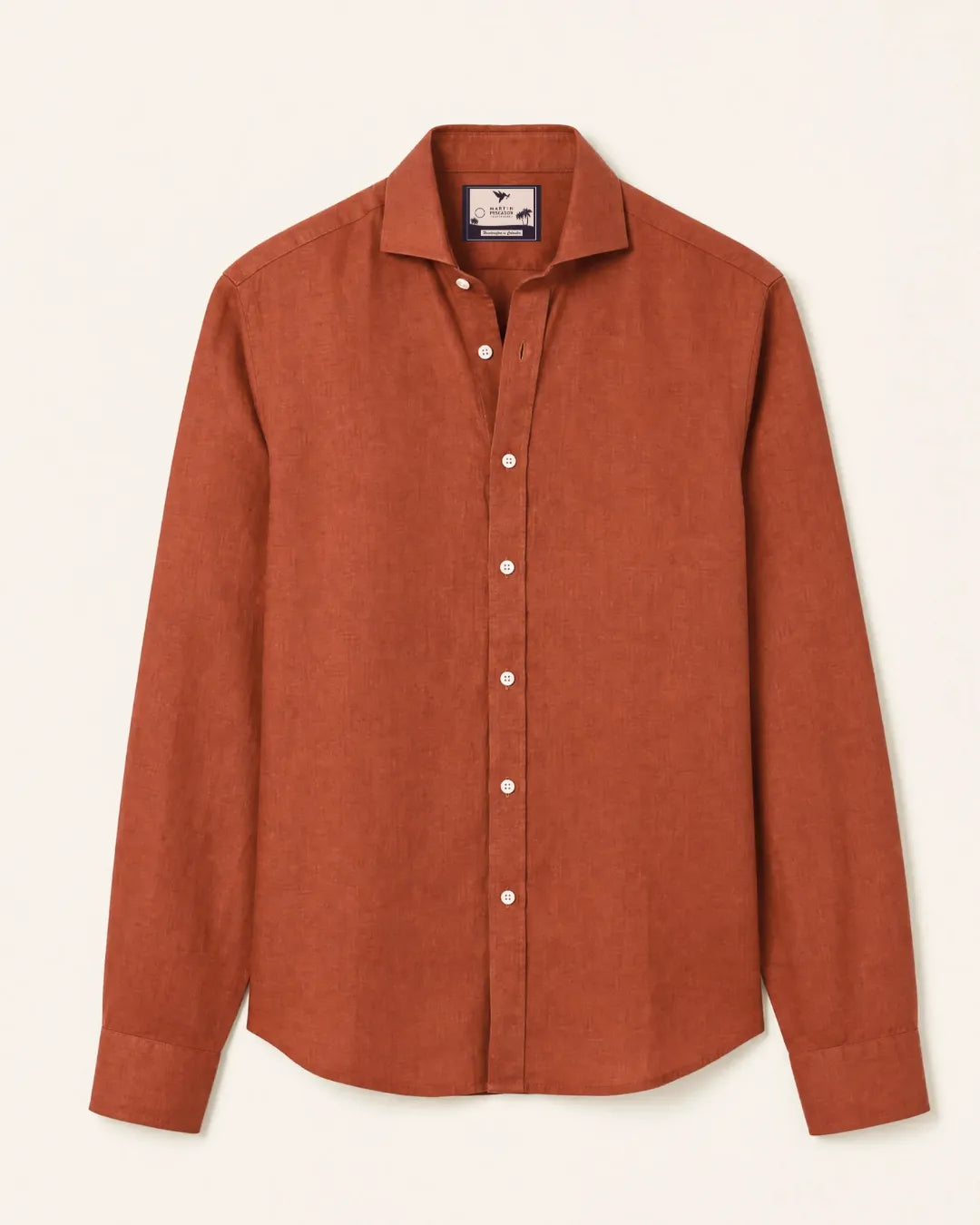 Camisas 100% Lino Cuello Francés- European Flax