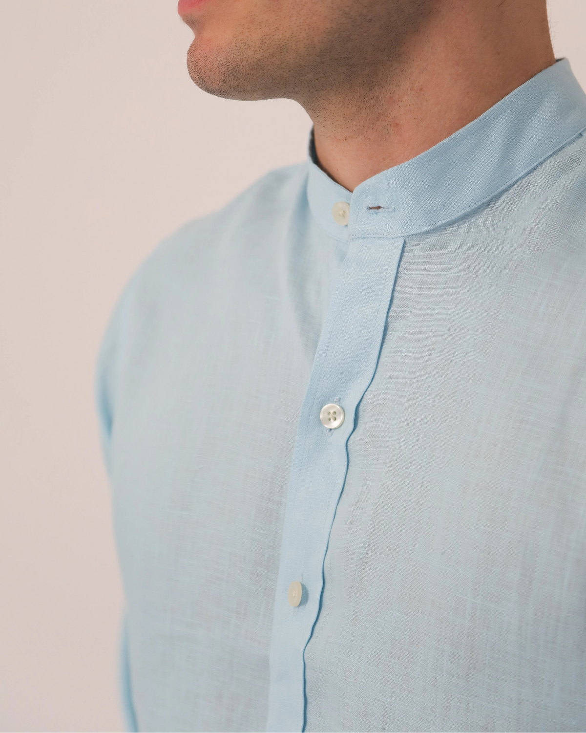 Camisas 100% Lino Cuello Nerú- European Flax