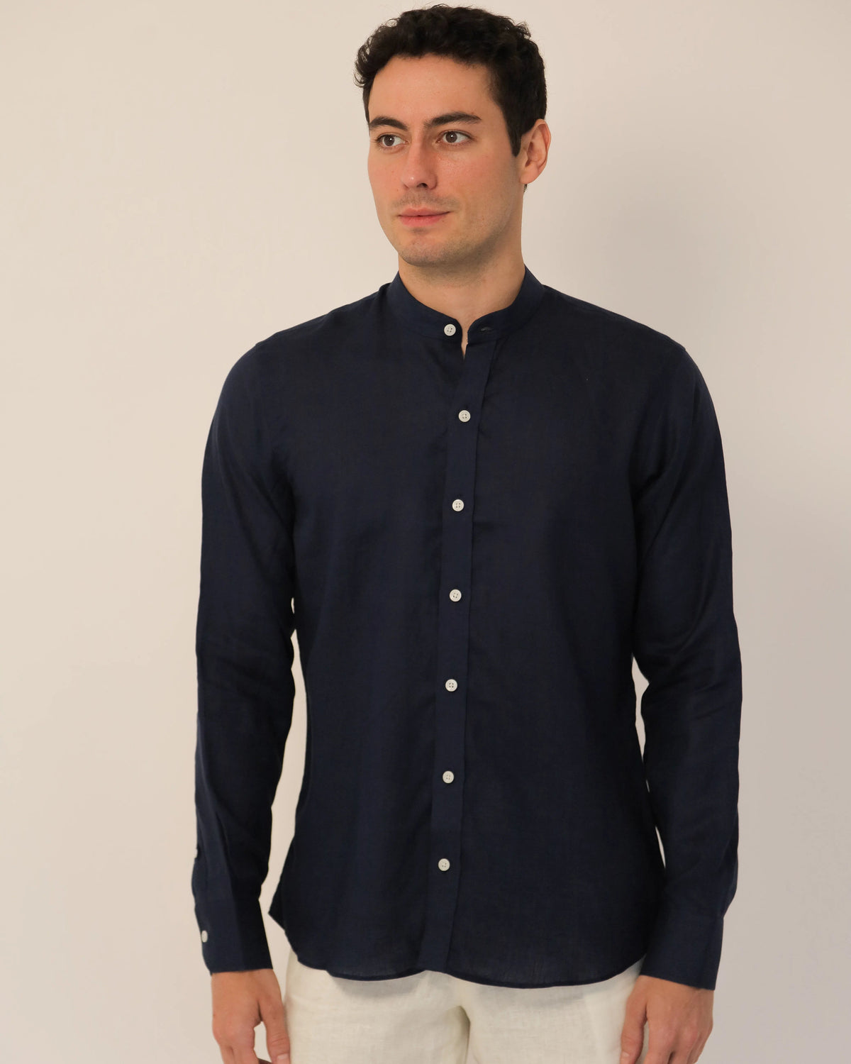 Camisas 100% Lino Cuello Nerú- European Flax