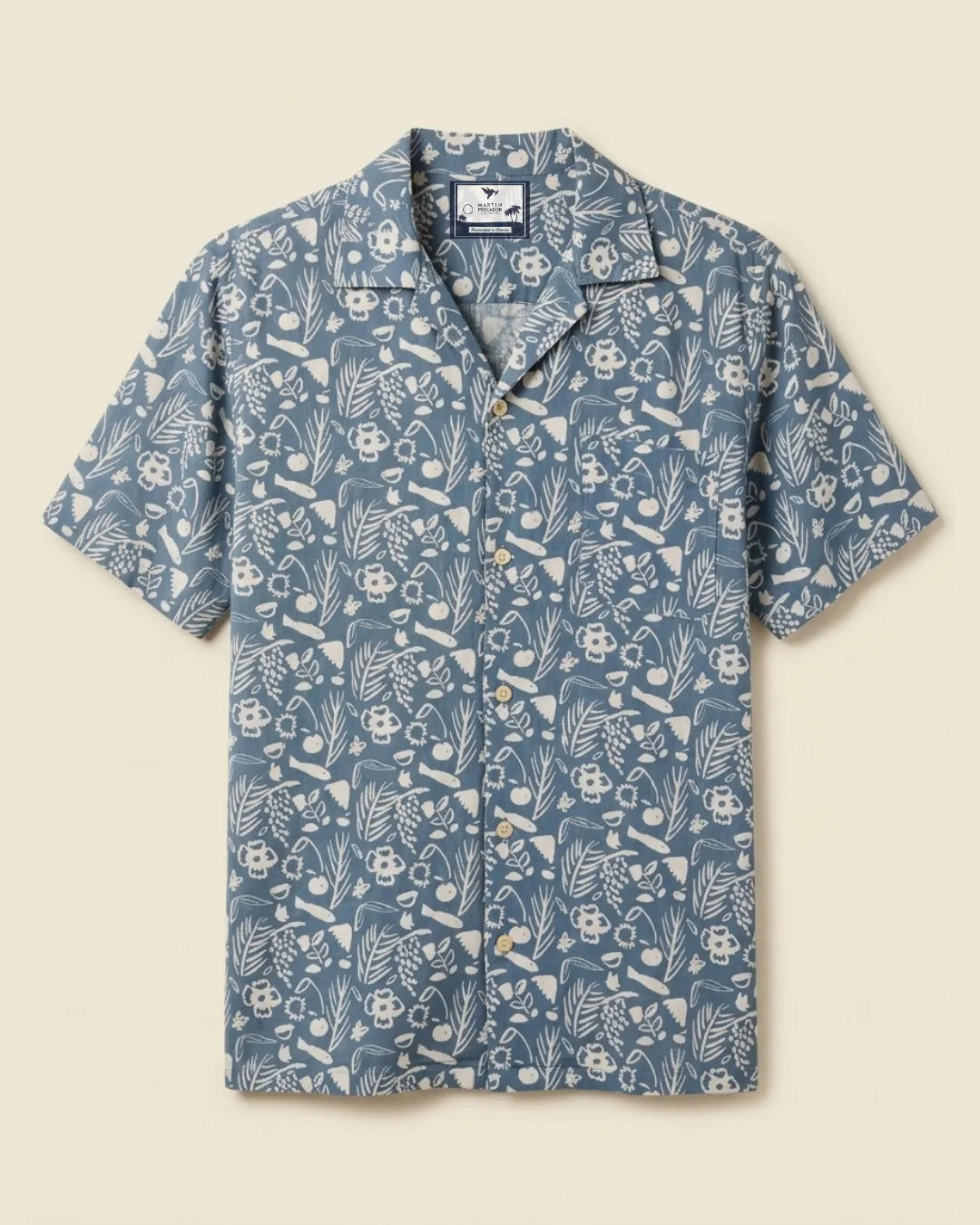 Camisas Cubanas Estampada Caribbean Wild Life