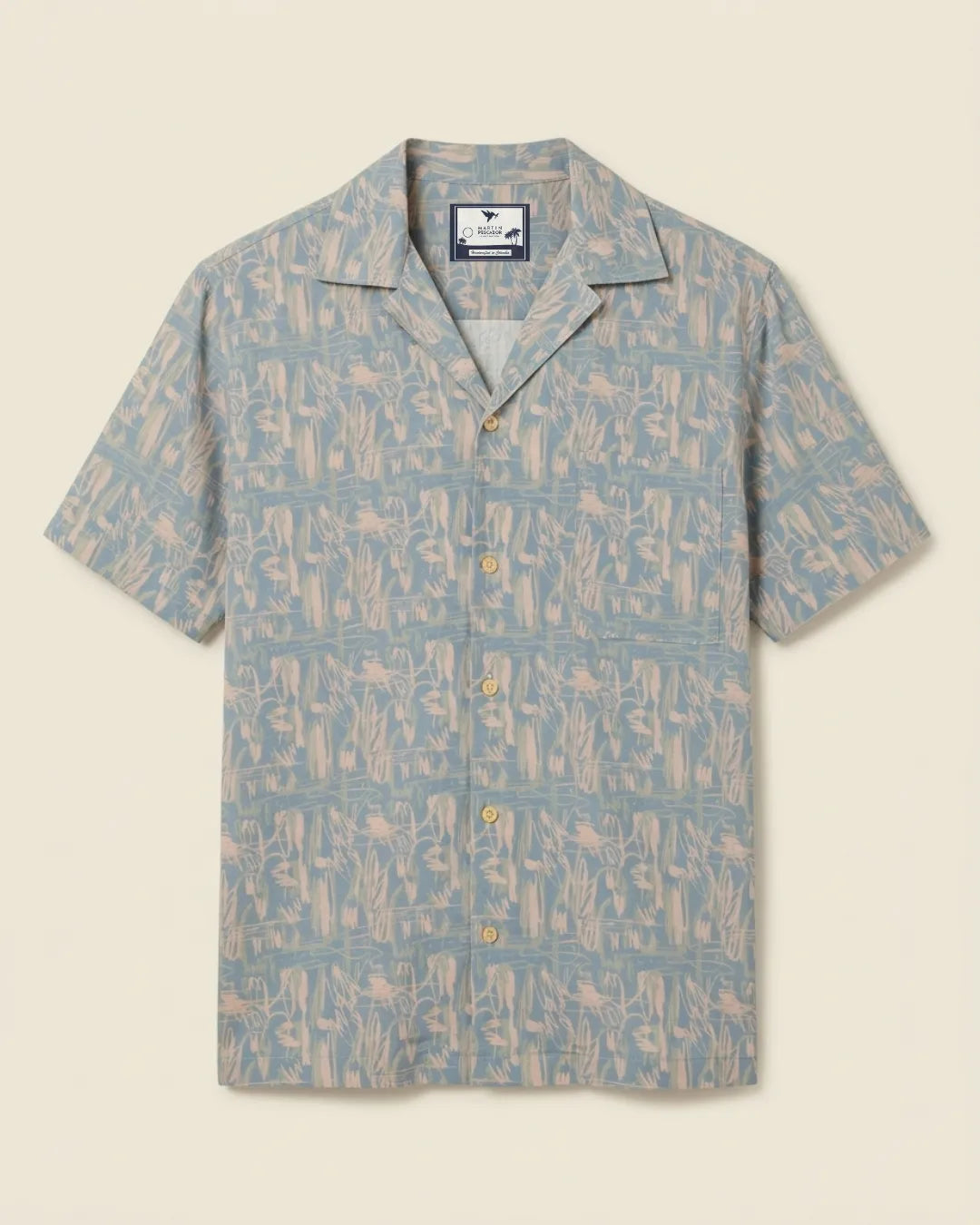 Camisas Cubanas Estampada Caribbean Wild Life