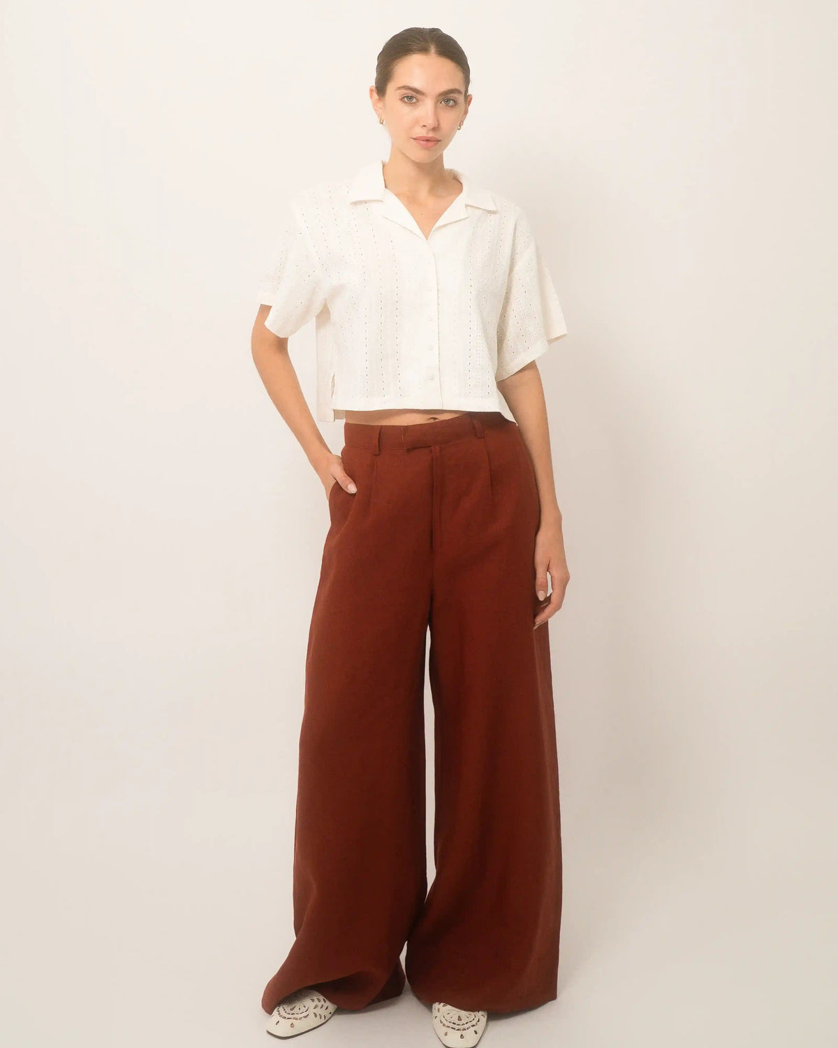 Cuban Shirt Women Algodón