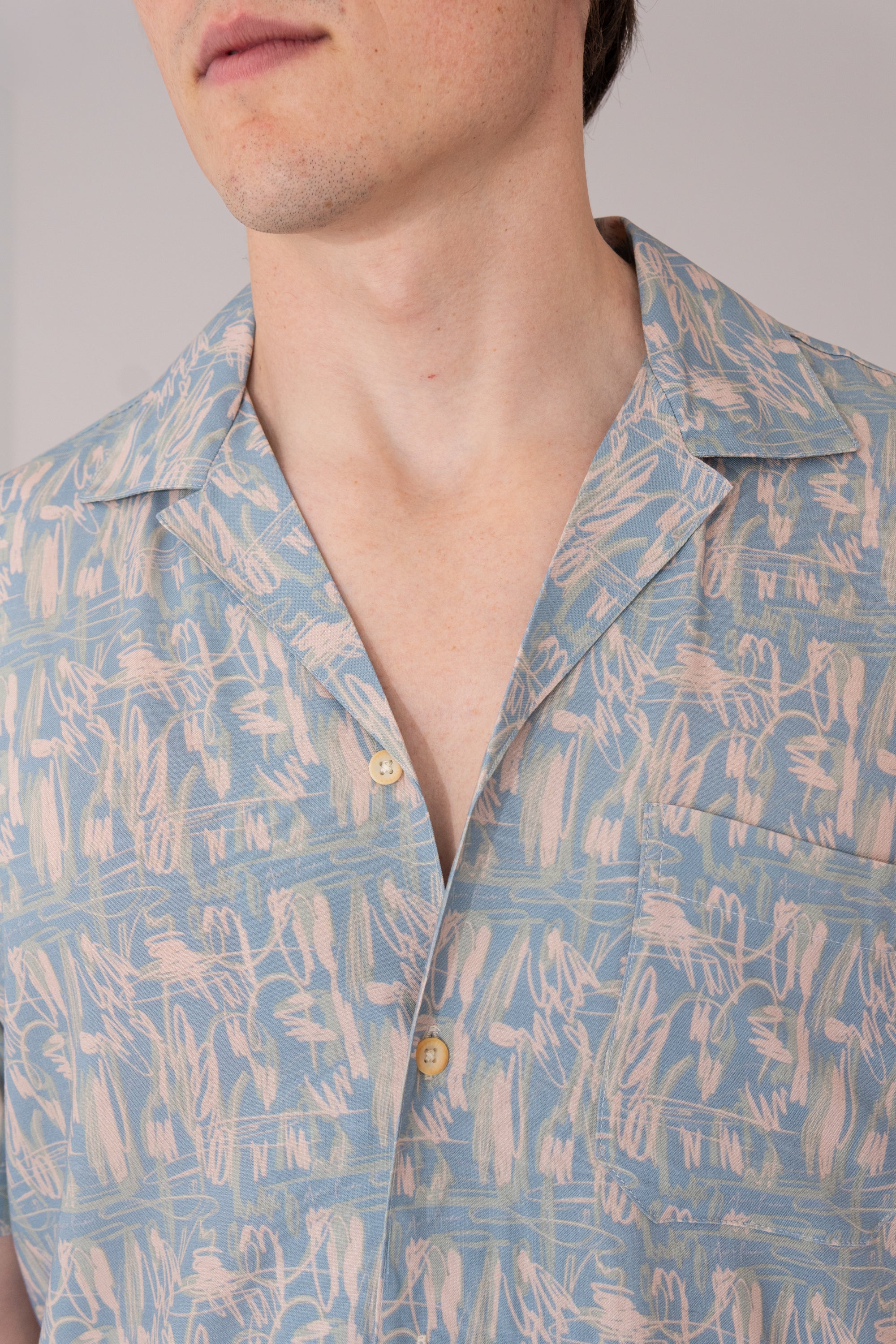 Camisas Cubanas Estampada Caribbean Wild Life