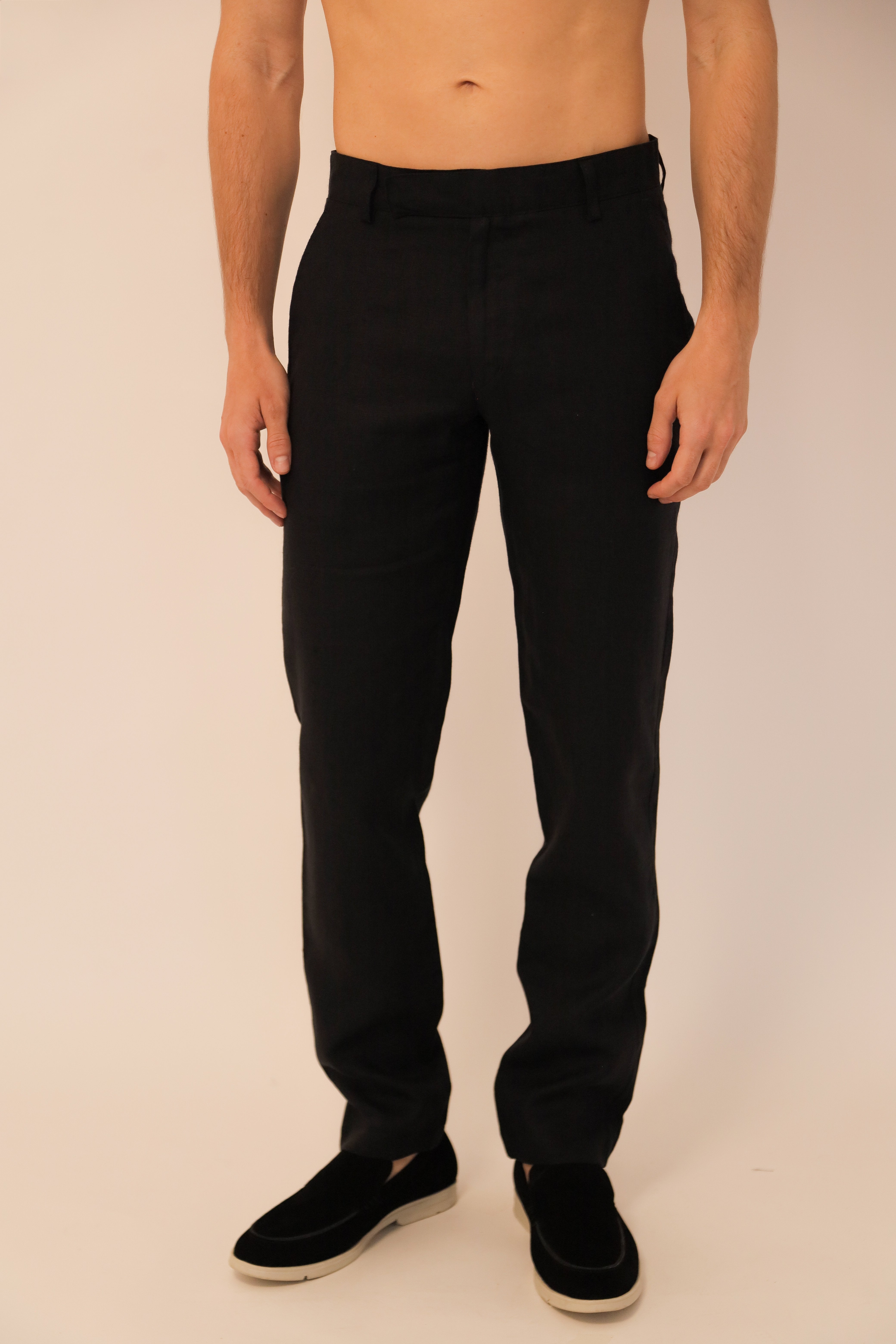 Pantalón Classic Fit Ferry Lino 100%