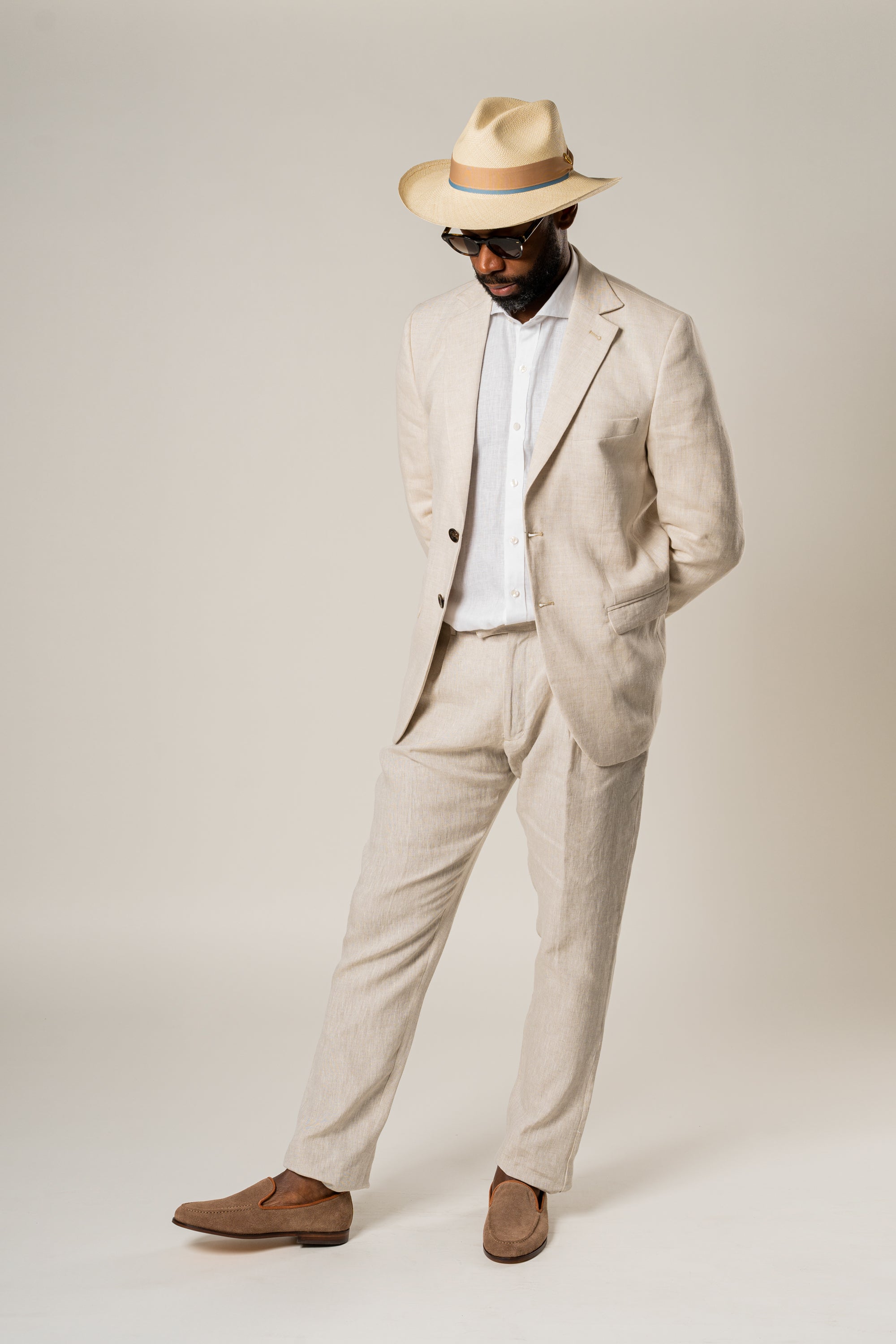 Blazer Negroni Natural 100% Lino