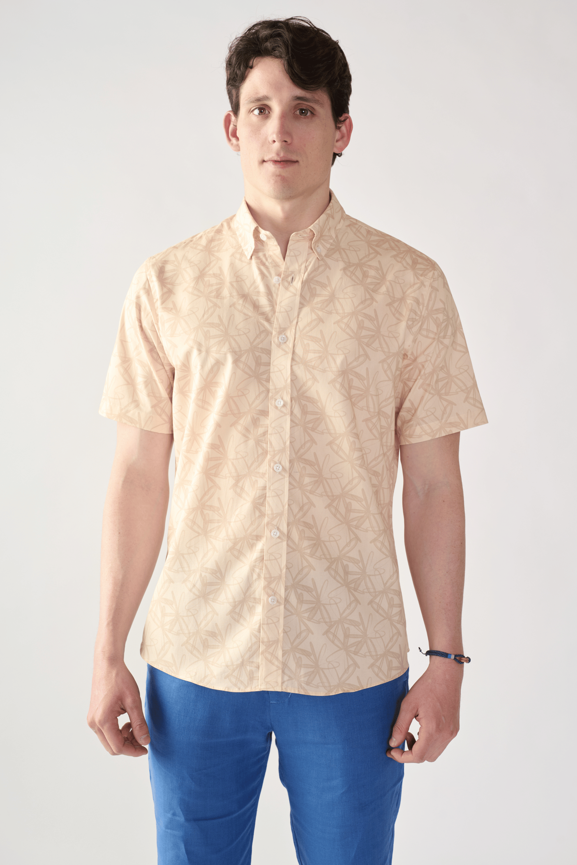 Camisa Button Down Caribbean Fields