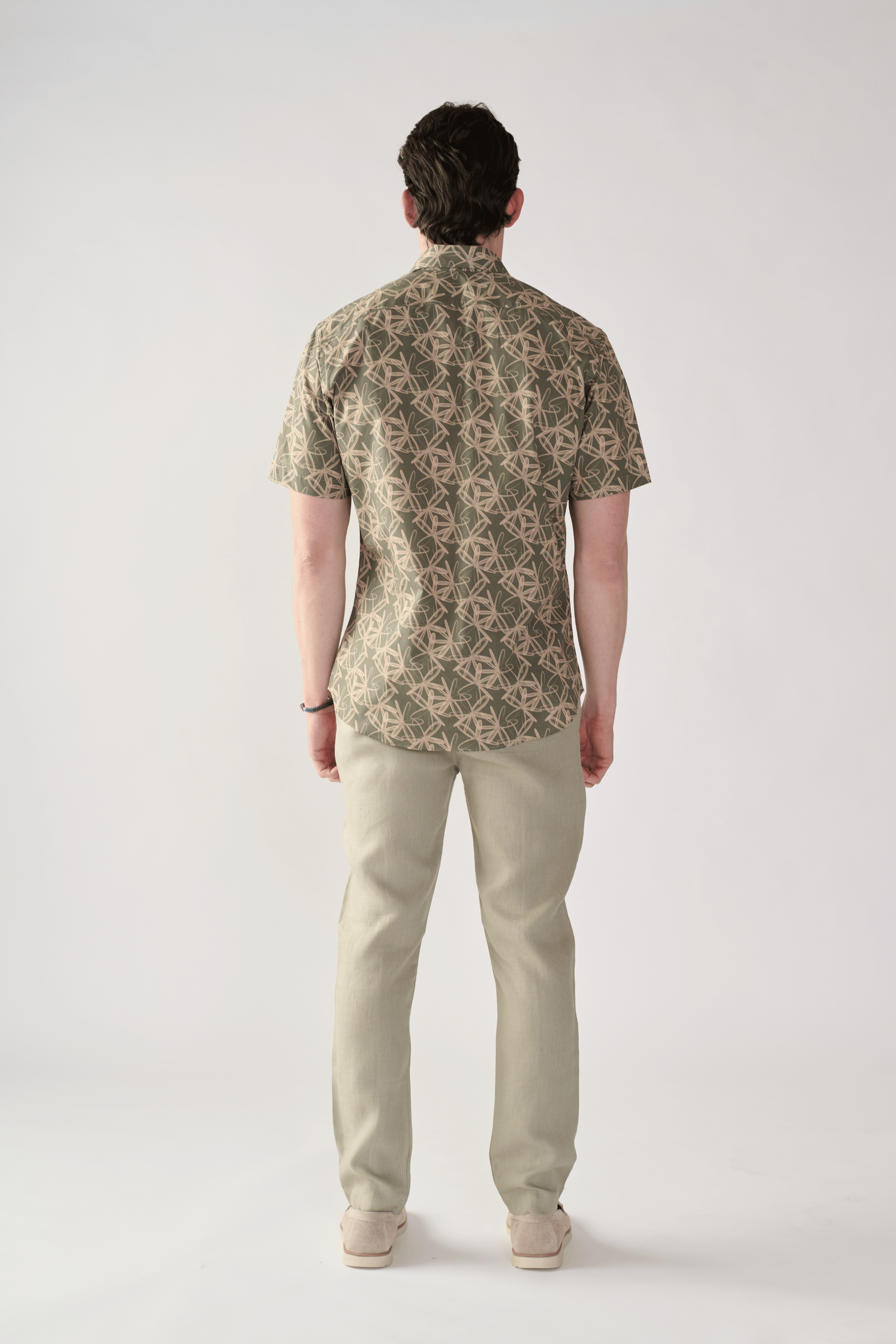 Camisa Button Down Caribbean Fields