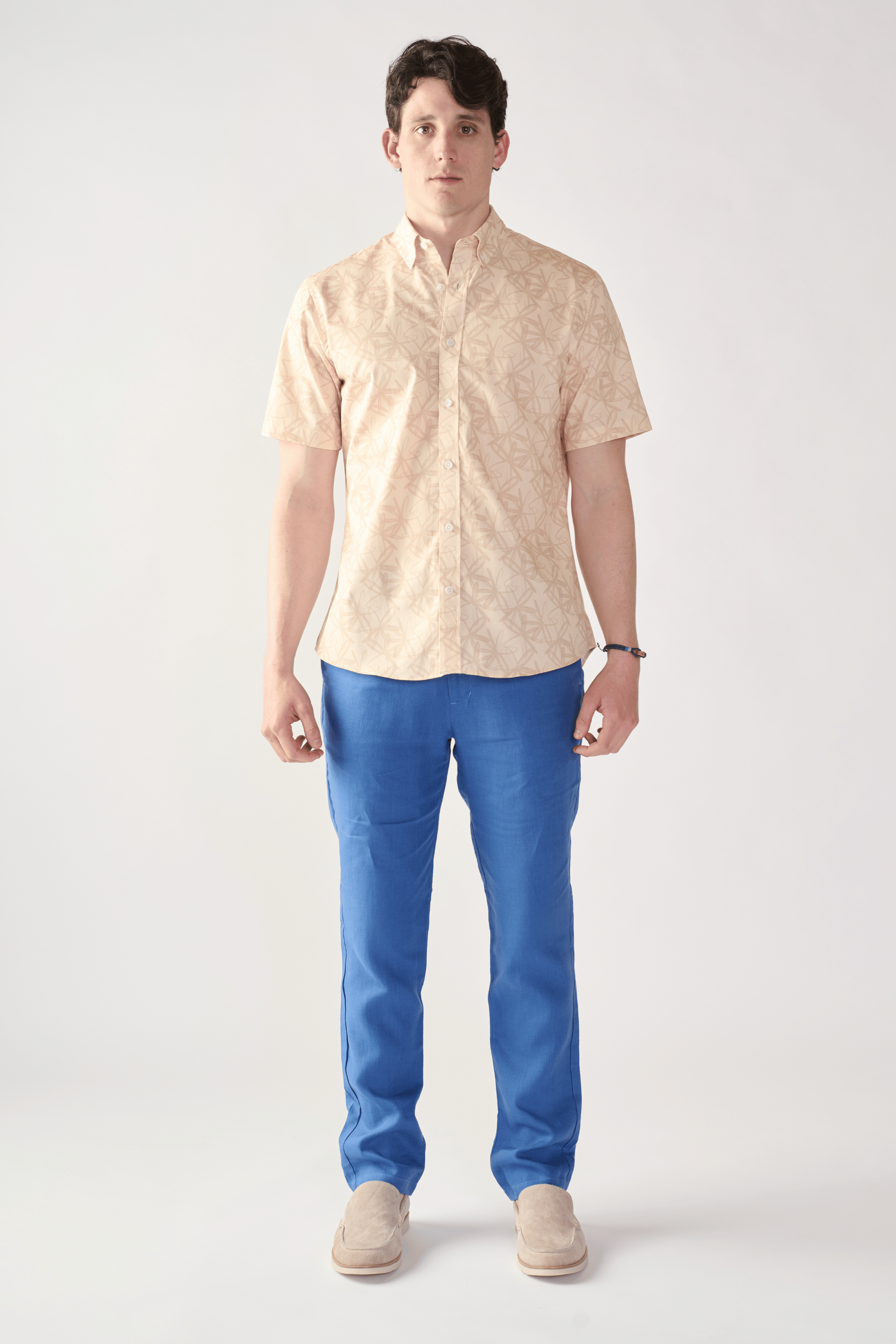 Camisa Button Down Caribbean Fields