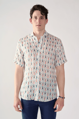 Camisa Colorfull Lobster Manga Corta