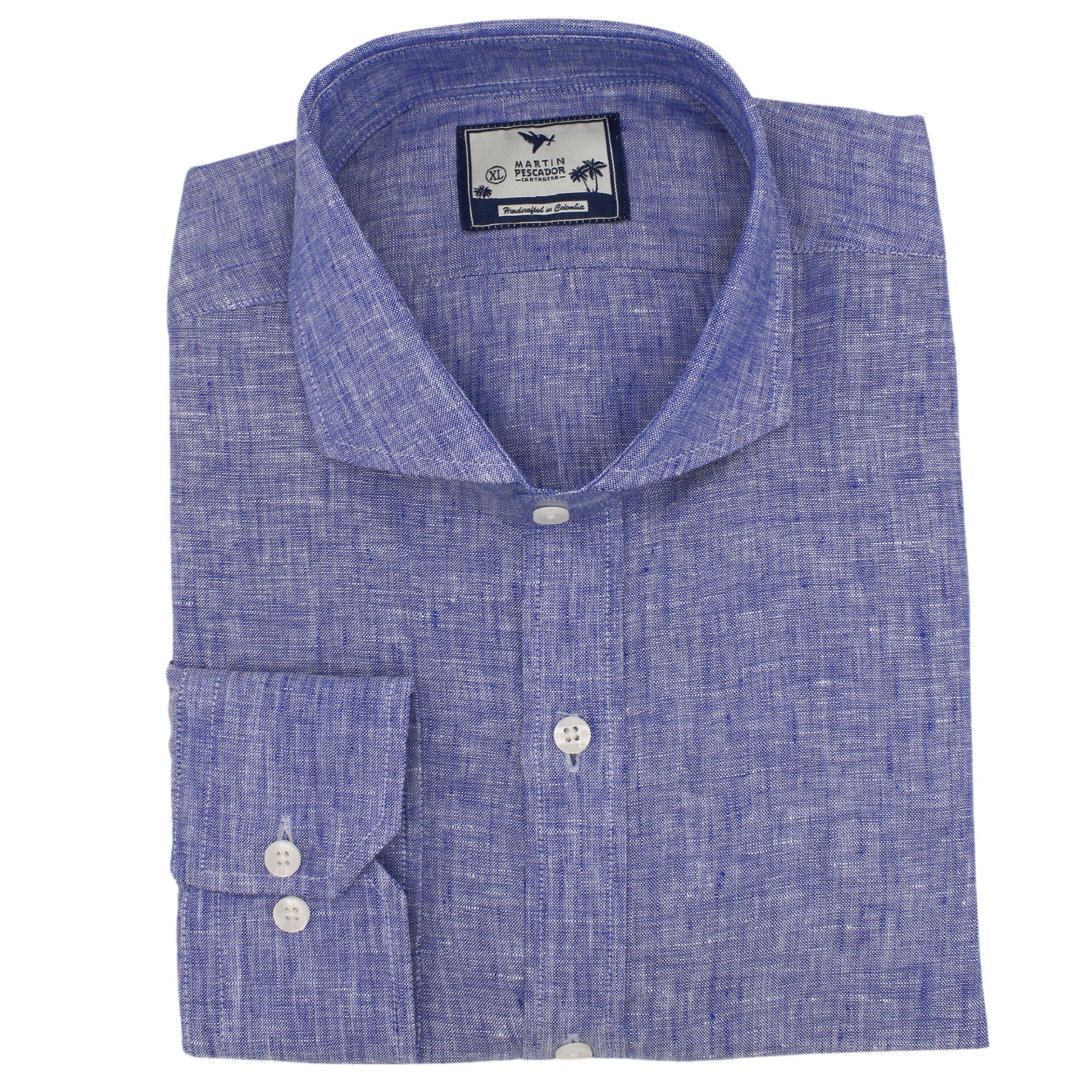 Camisas 100% Lino Cuello Francés- European Flax