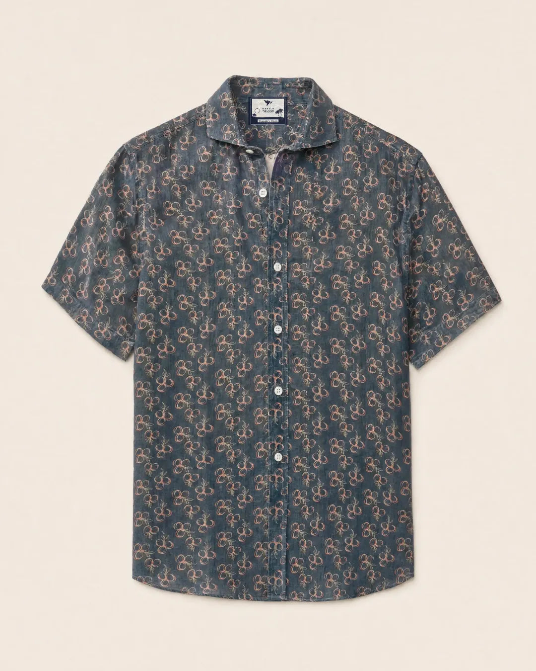 Camisa Cuello Francés Island Fields