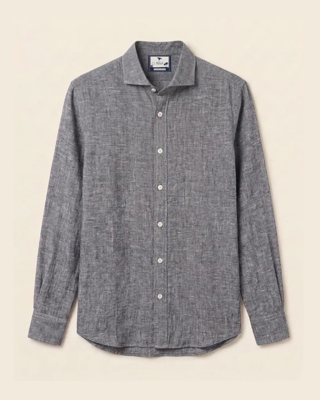 Camisas 100% Lino Cuello Francés- European Flax