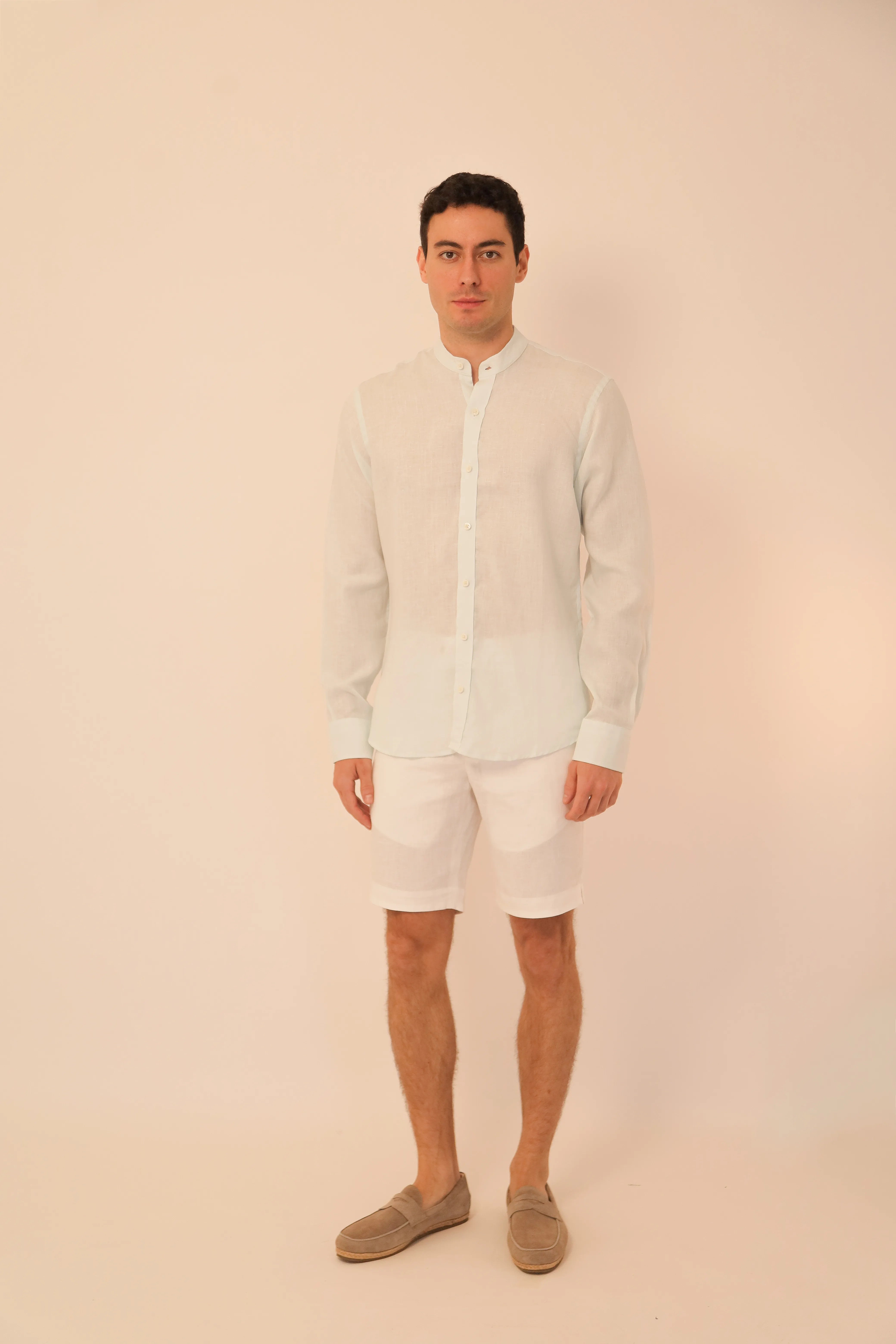 Camisas 100% Lino Cuello Nerú- European Flax