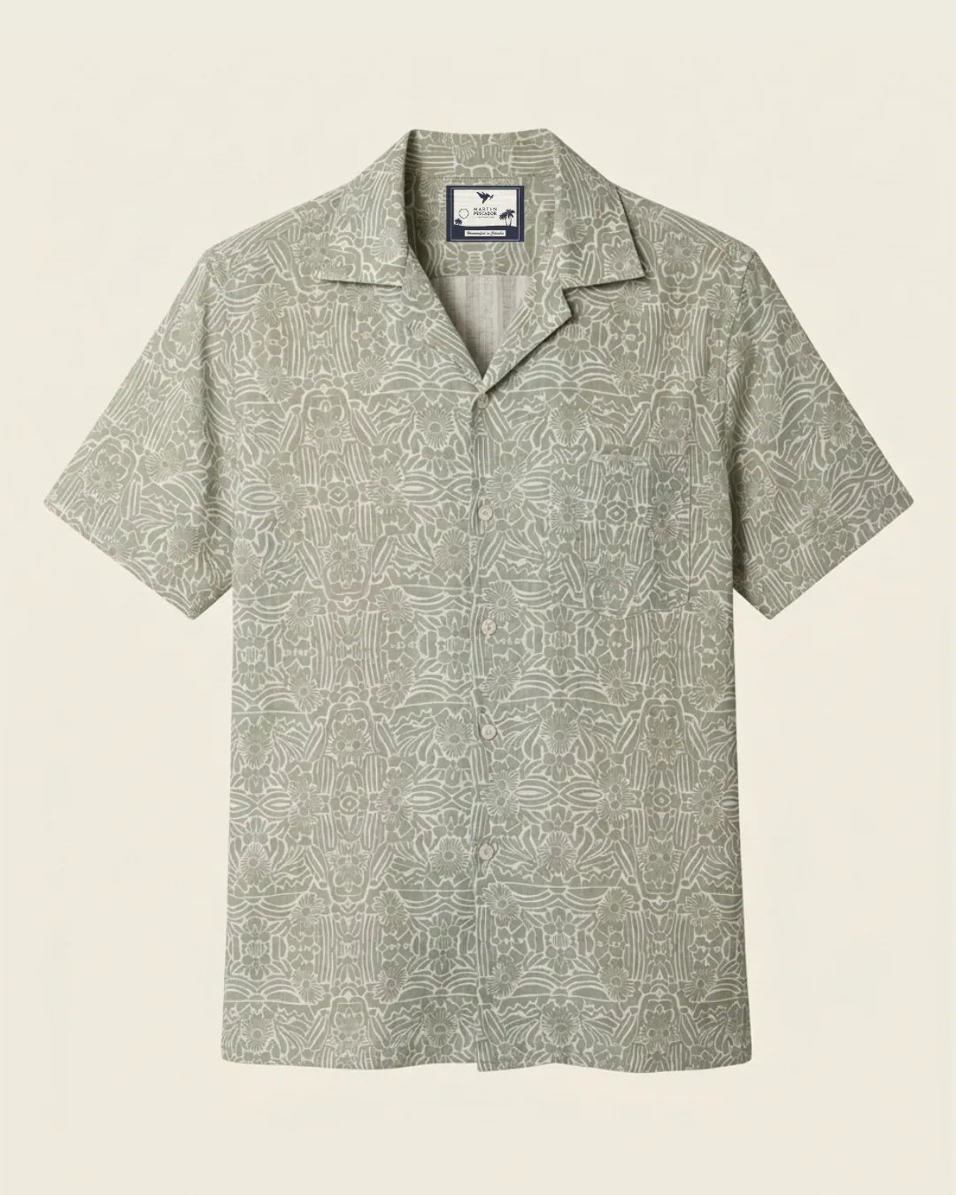 Camisas Cubanas Estampada Lavania