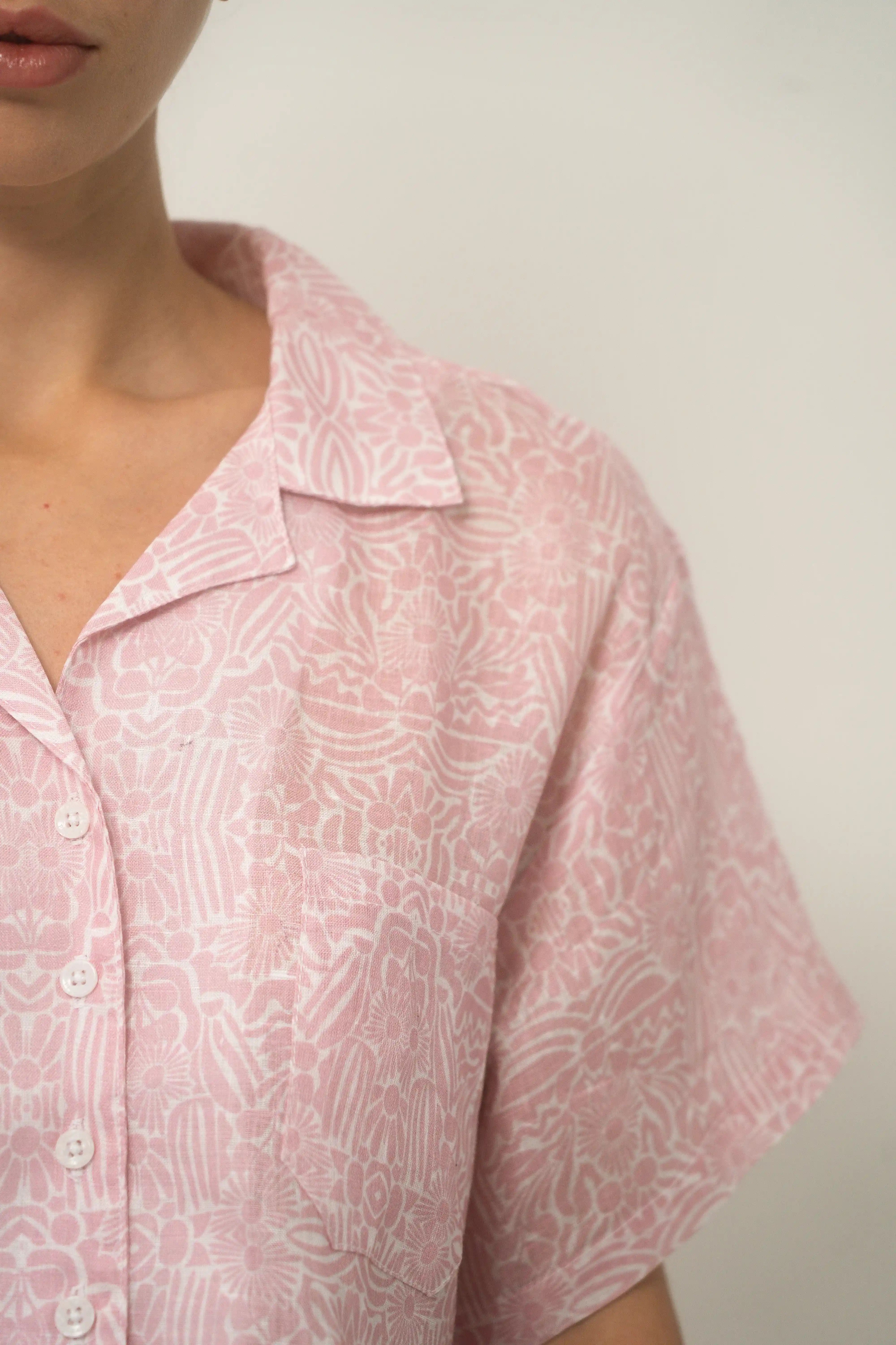 Cuban Shirt Women Lino