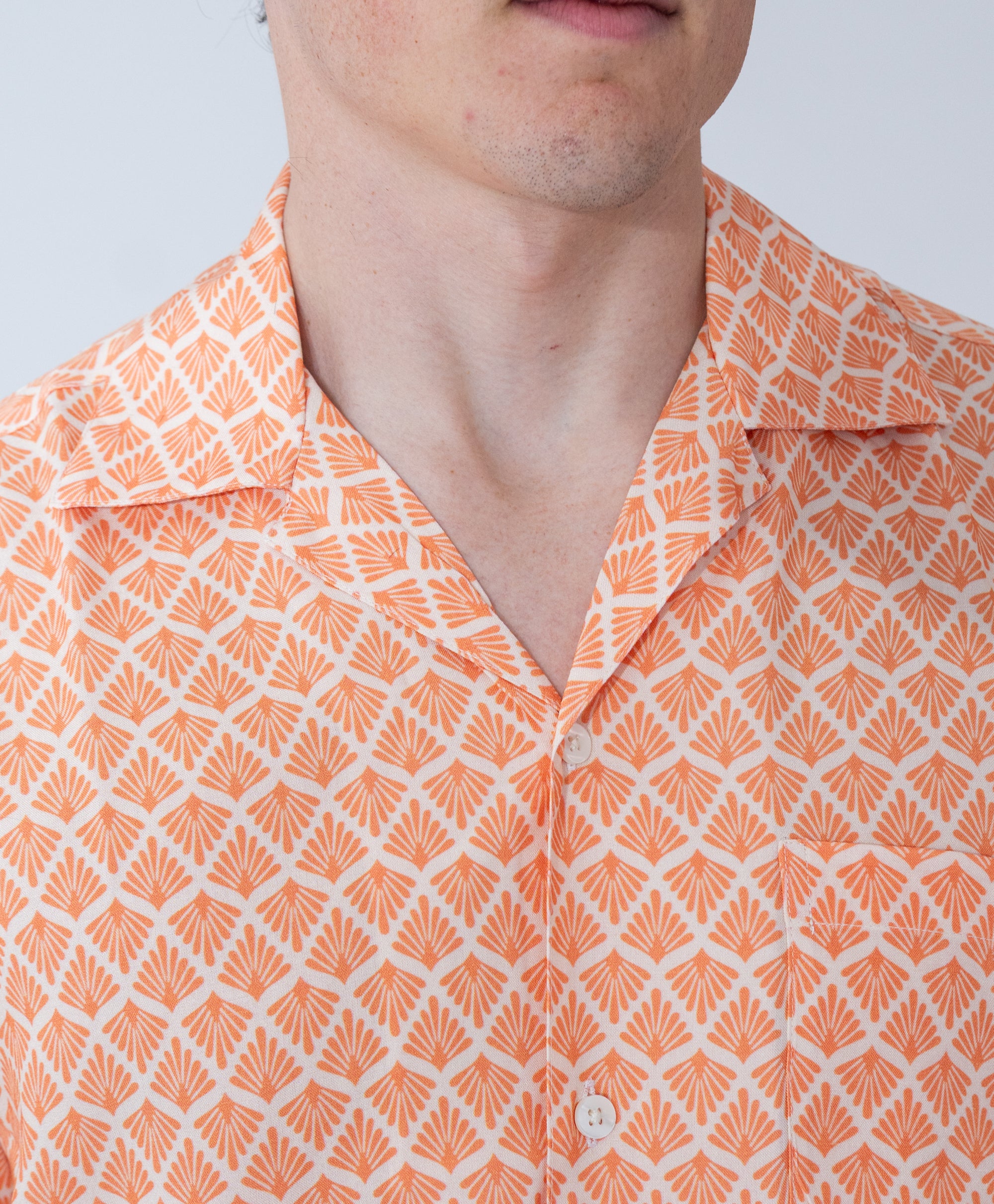 Camisas Ecovero Cubanas Estampada