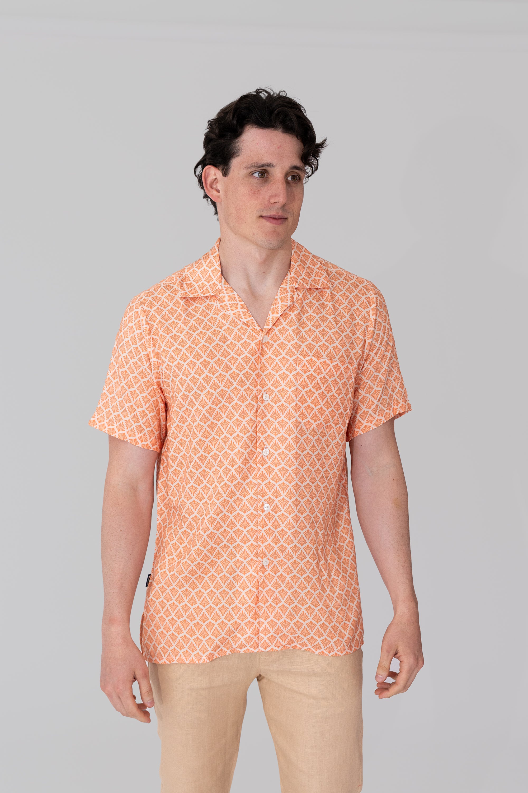 Camisas Ecovero Cubanas Estampada