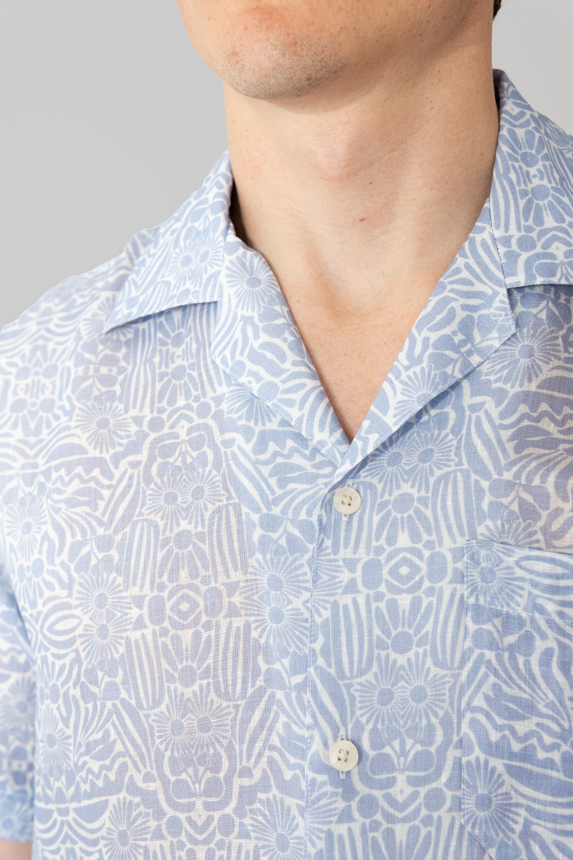 Camisas Cubanas Estampada Lavania