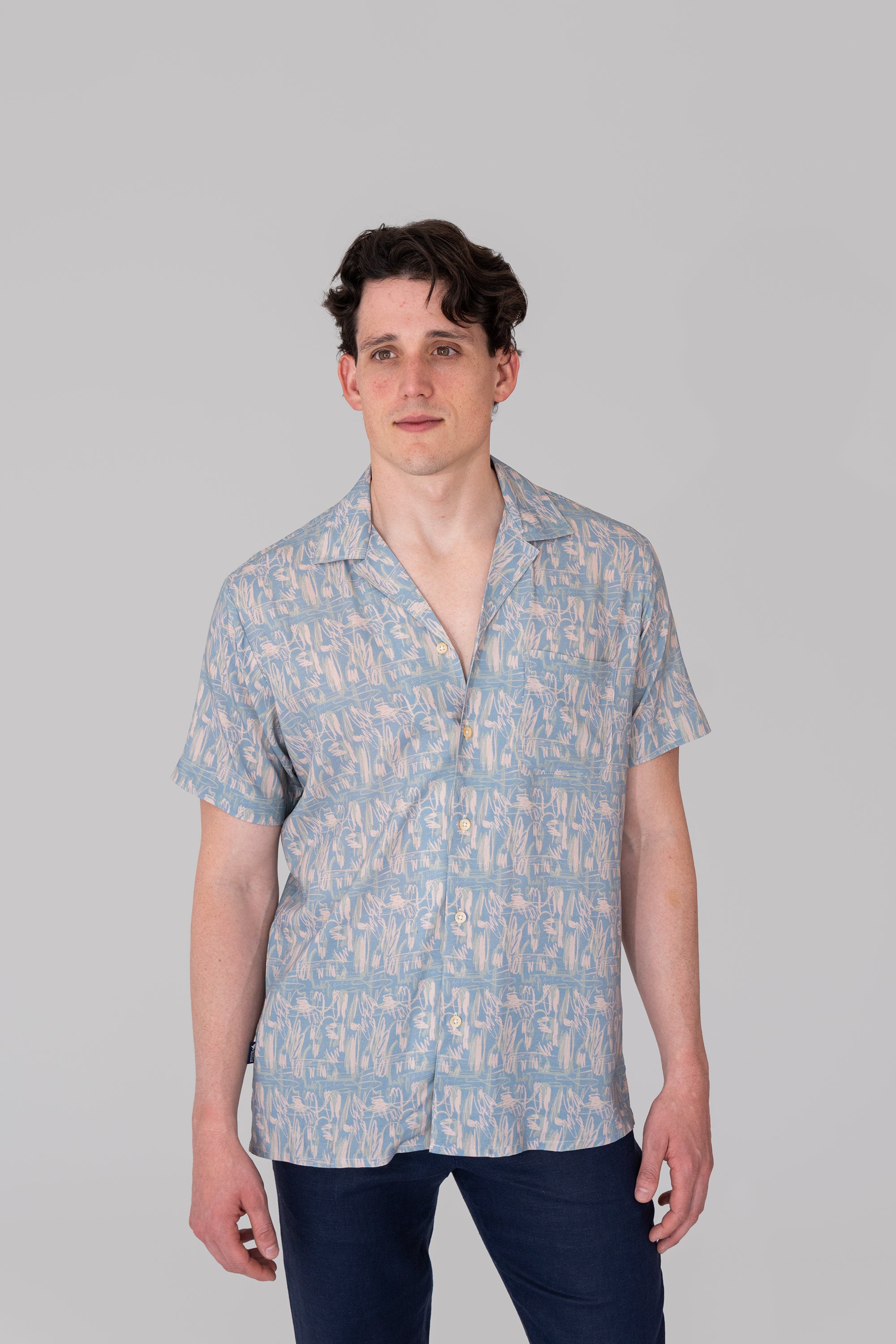 Camisas Cubanas Estampada Caribbean Wild Life