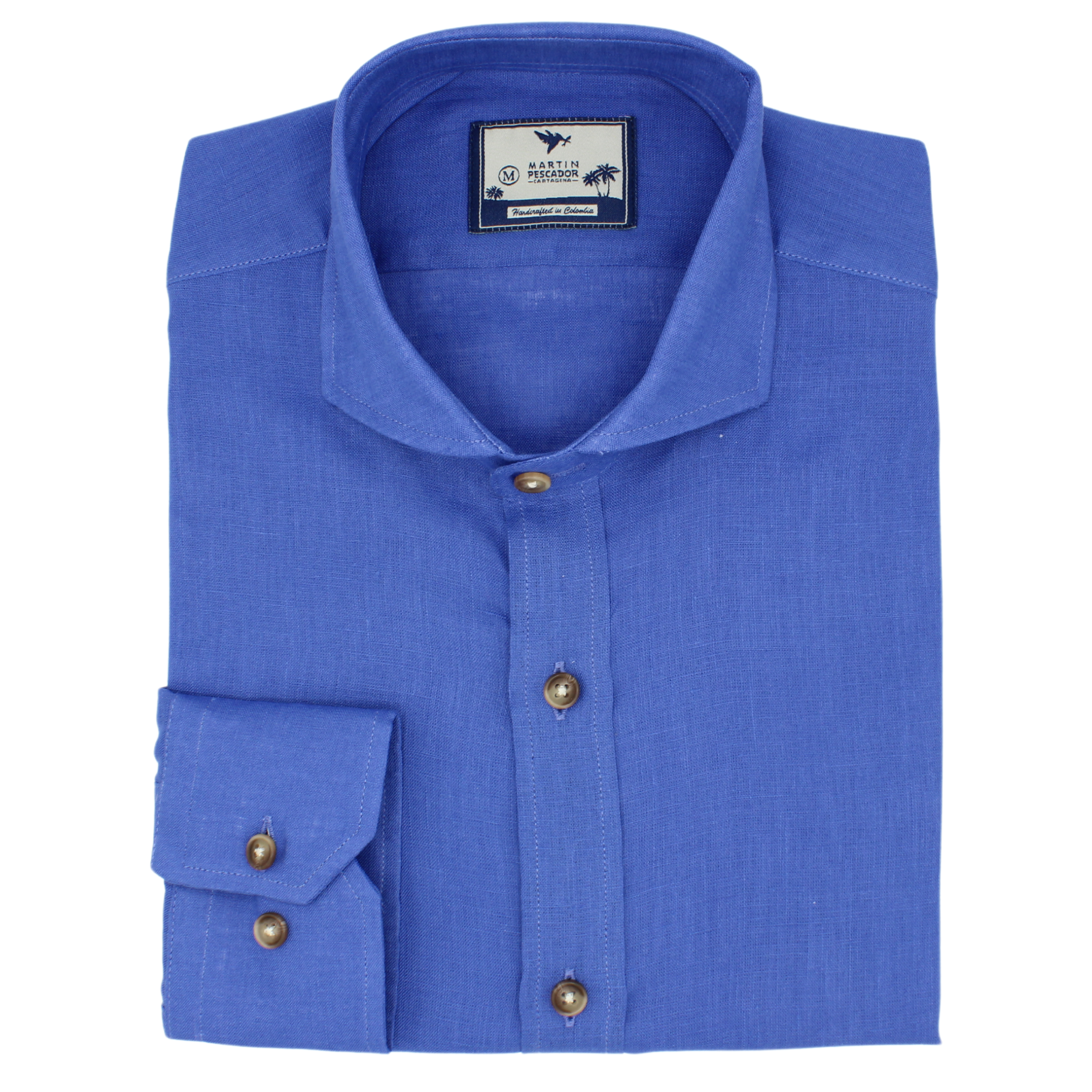 Camisas 100% Lino Cuello Francés- European Flax