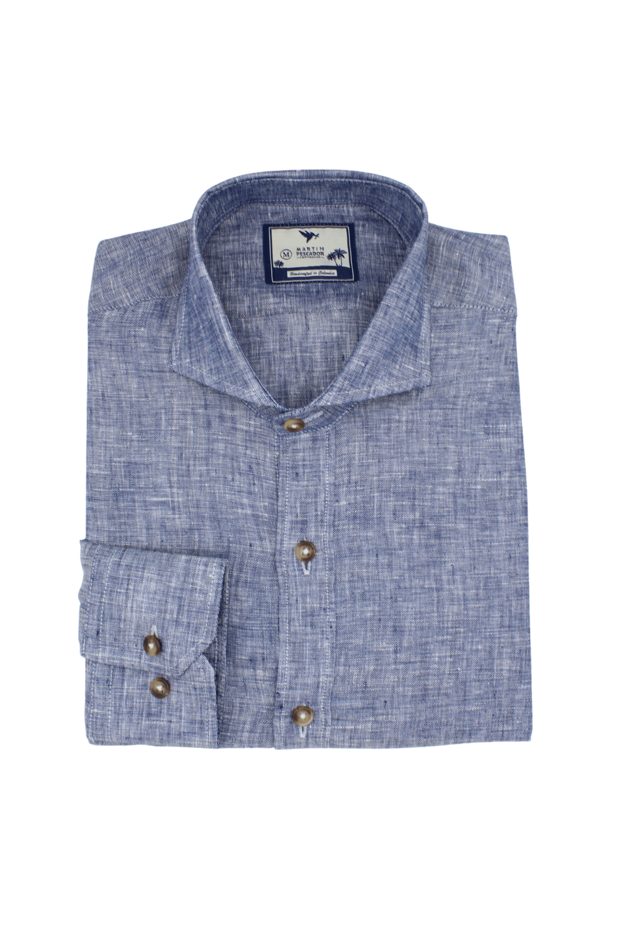 Camisas 100% Lino Cuello Francés- European Flax