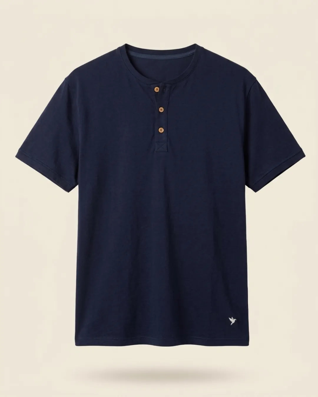 Henleys 100% Algodón Manga Corta