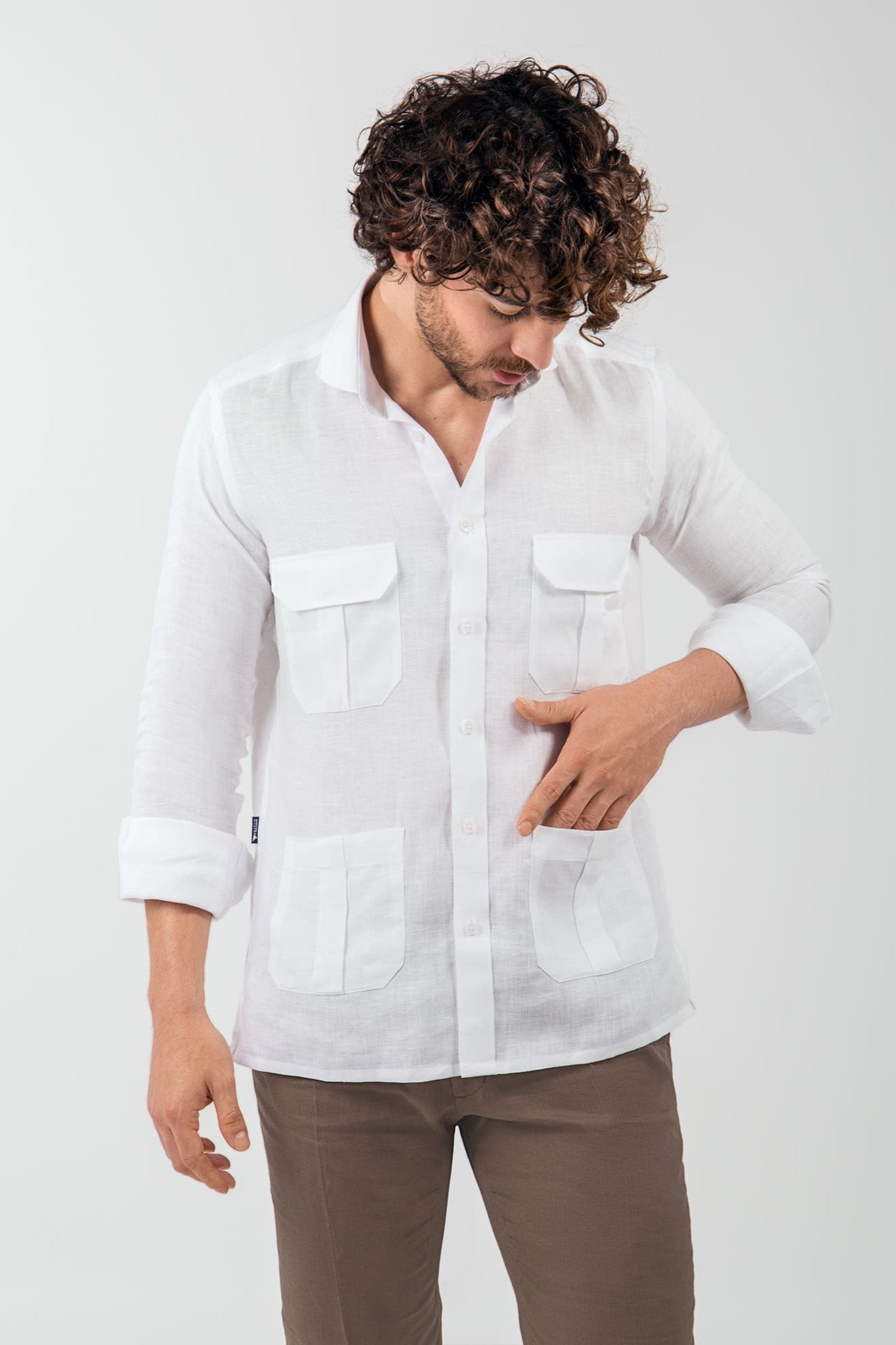 Guayabera Con Bolsillos