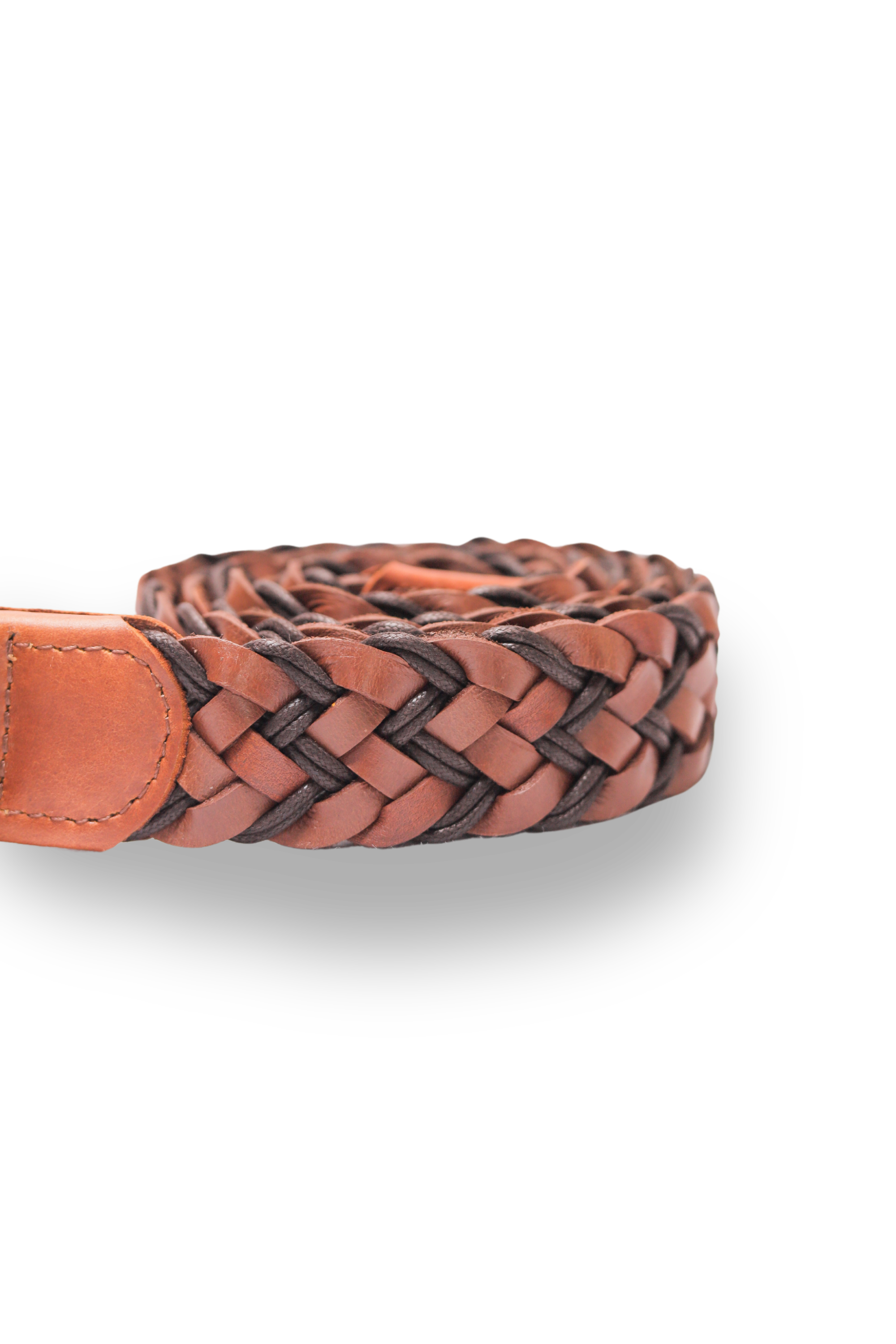 Cinturón 100% en Cuero Double Braid Belt