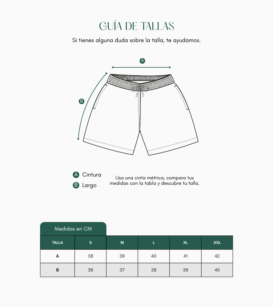 Guía de tallas