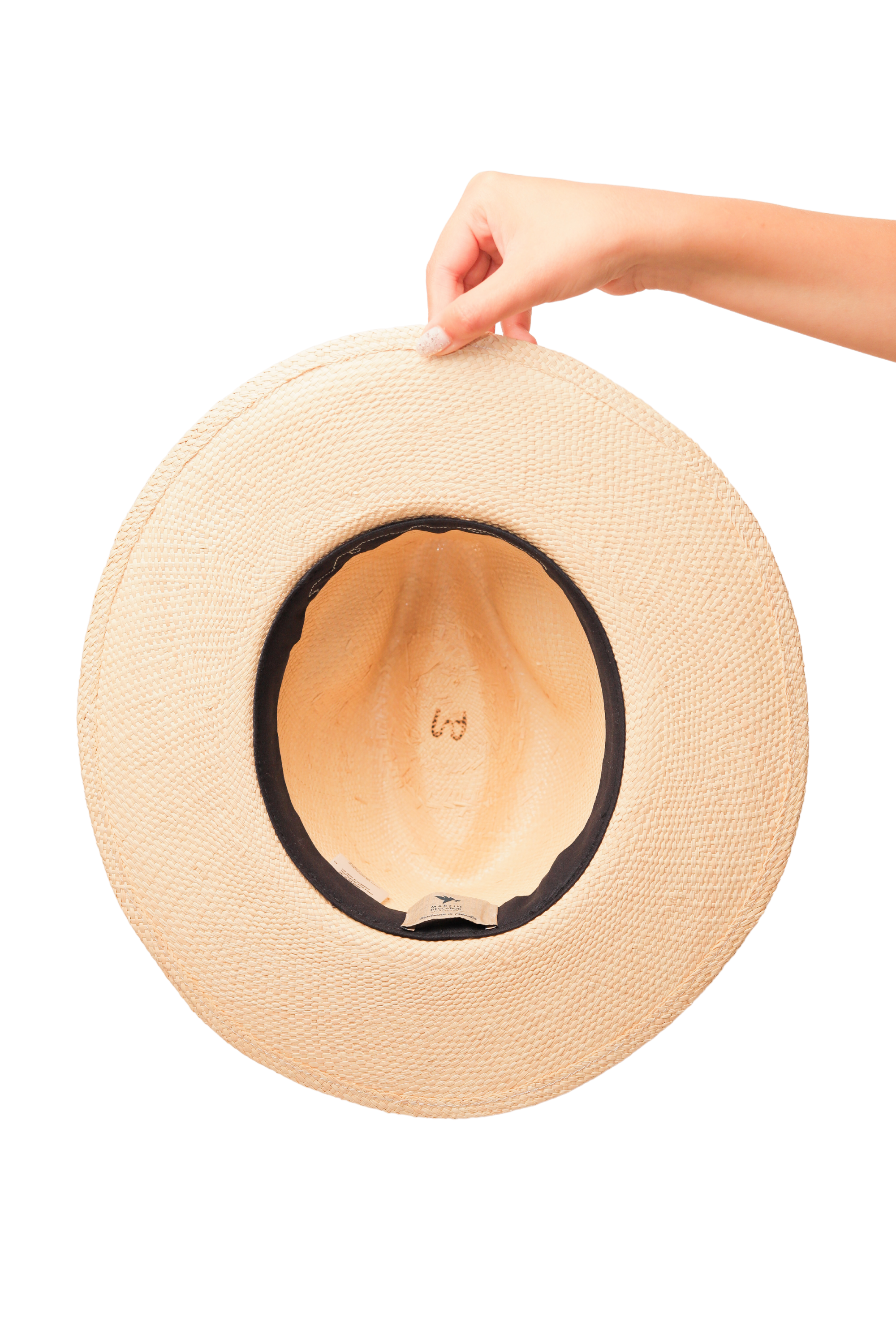 Sombreros Crema Super Fino Cinta Sencilla Herraje Moneda